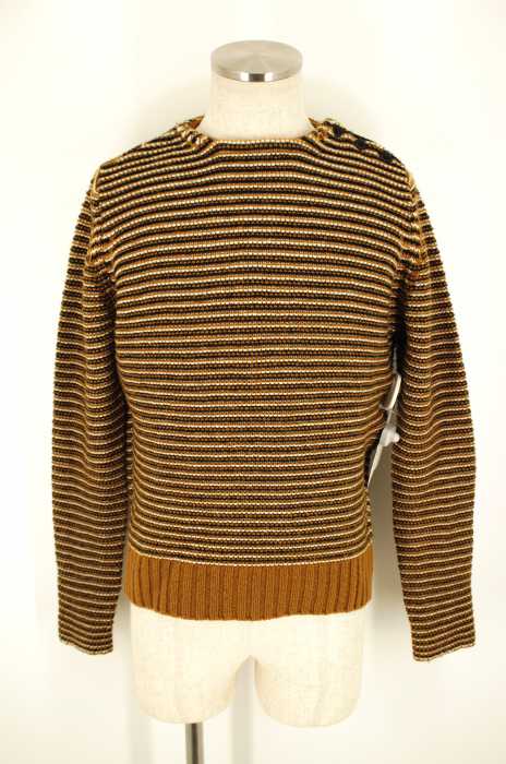 CARVEN （カルヴェン） ミックスボーダーニットトップス メンズ トップス