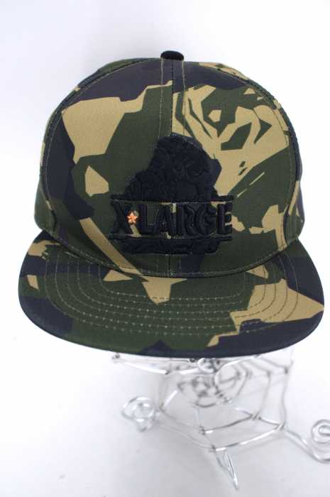 X-LARGE（エクストララージ） カモ柄スナップバックキャップ メンズ 帽子