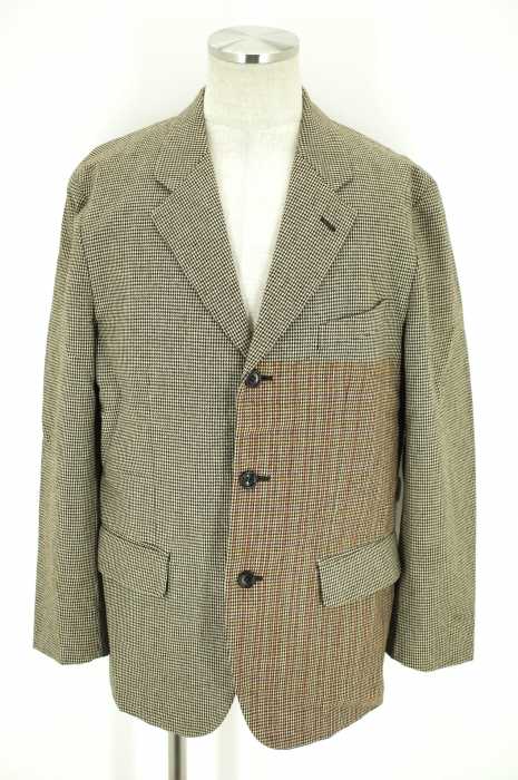 COMME des GARCONS HOMME PLUS (コムデギャルソンオムプリュス) AD1996 千鳥格子3Bテーラードジャケット メンズ アウター