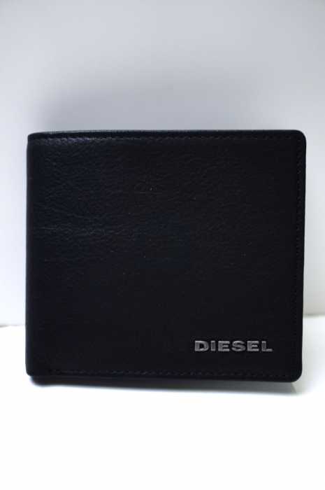 DIESEL (ディーゼル) 二つ折りレザー財布 メンズ ファッション雑貨