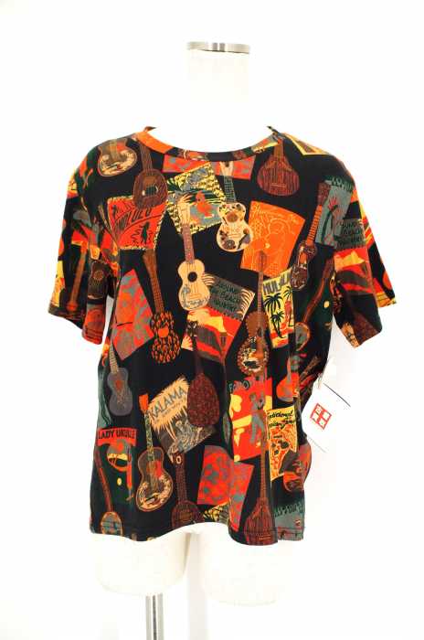 SLY （スライ） 総柄クルーネックTシャツ レディース トップス