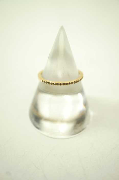 AGATE （アガット） K10 RING 0.05カラット ダイヤモンド リング レディース アクセサリー