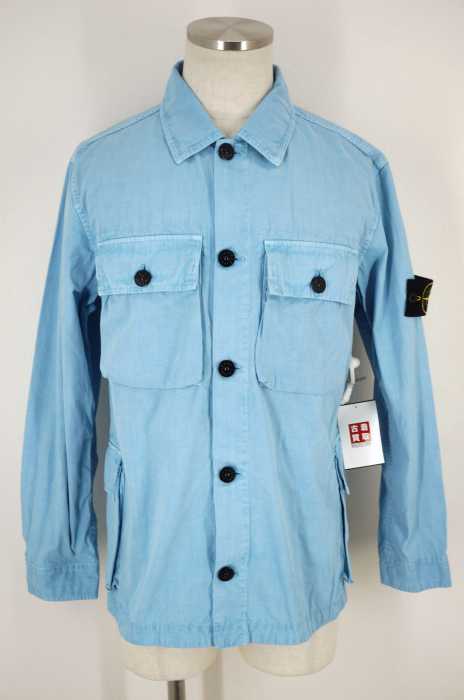 STONE ISLAND （ストーンアイランド） Tela GD Pocket Overshirt　製品染めミリタリーシャツ メンズ アウター