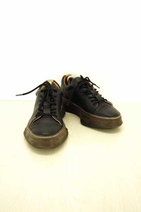 Maison Mihara Yasuhiro メゾンミハラヤスヒロ オリジナルソールローカットレザースニーカー メンズ シューズ ブランド古着買取販売バズストア