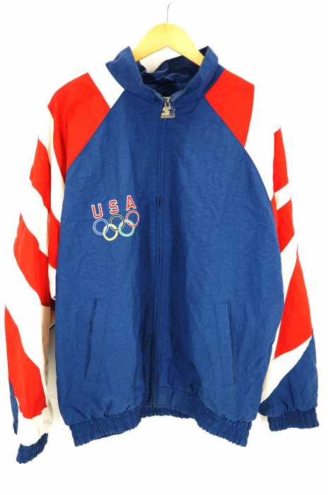 STARTER （スターター） 90S U.S. OLYM PIC TEAM USA オリン ピックチーム ナイロンジャケット メンズ アウター