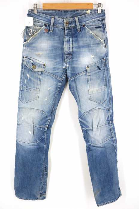 G-STAR RAW （ジースターロー） ダメージ加工デニムパンツ メンズ パンツ
