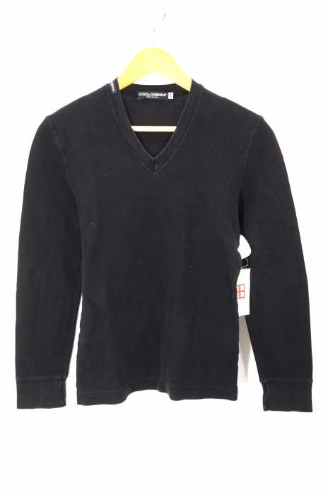DOLCE&GABBANA （ドルチェアンドガッバーナ） Vネック長袖カットソー レディース トップス