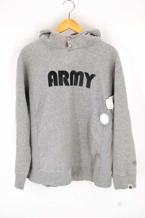 A BATHING APE (アベイシングエイプ) RMYロゴスウェットパーカー メンズ トップス