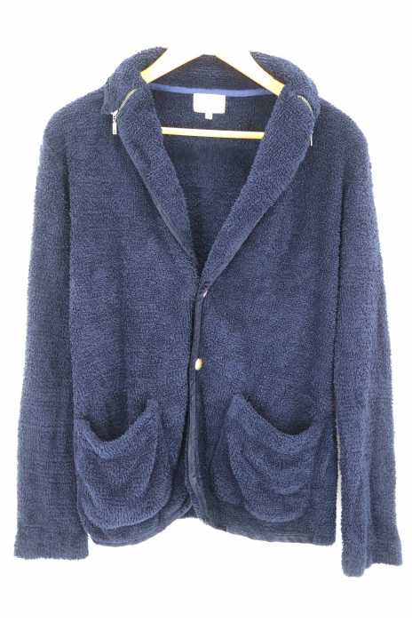 LANVIN en Bleu （ランバンオンブルー） ボアテーラードジャケット メンズ アウター