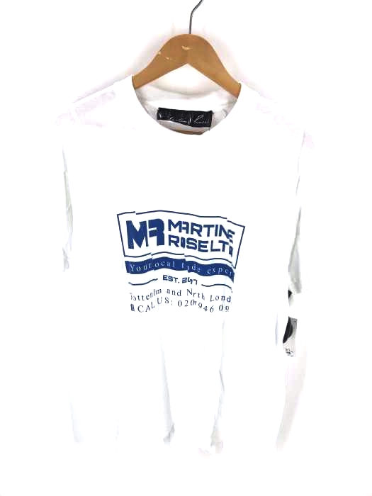 Martine rose(マーティンローズ) フロントプリント半袖カットソー メンズ トップス