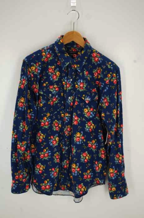 ENGINEERED GARMENTS NEW YORK（エンジニアド ガーメンツ） 花柄 コットンネルシャツ メンズ トップス