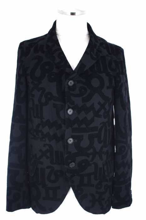 COMME des GARCONS HOMME (コムデギャルソンオム) AD2012 総柄テーラードジャケット メンズ アウター