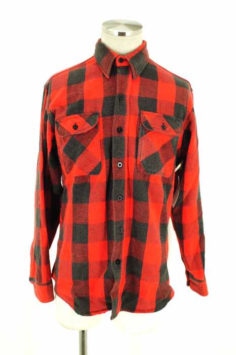 Prentiss （） 80s バッファローチェックネルシャツ メンズ トップス