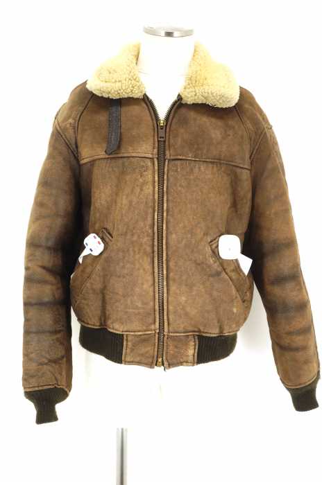 Schott (ショット) USA製 B-6 シープスキン ムートンコート ジャケット メンズ アウター