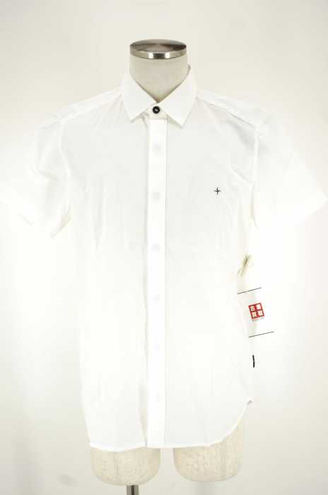 STONE ISLAND （ストーンアイランド） Slim Fit　半袖比翼シャツ メンズ トップス
