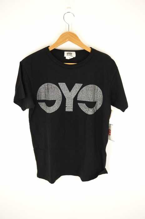 eYe COMME des GARCONS JUNYA WATANABE MAN（アイコムデギャルソンジュンヤワタナベマン）（アイコムデギャルソンジュンヤワタナベマン） AD2008 08AW ラインストーン 反転ロゴ メンズ トップス