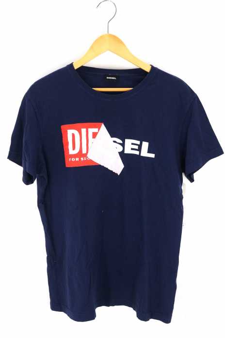 DIESEL (ディーゼル) ロゴステッカー剥がしデザイン メンズ トップス