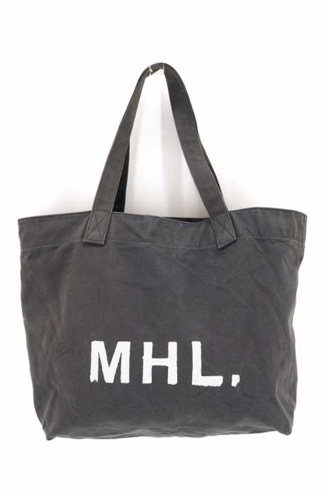 MHL. （エムエイチエル） デニム地 フロントロゴ メンズ バッグ