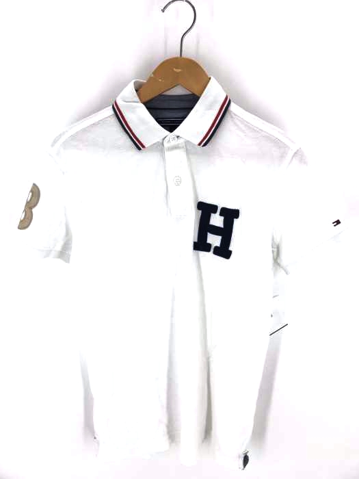 TOMMY HILFIGER（トミーヒルフィガー） フロント刺繍半袖ポロシャツ メンズ トップス