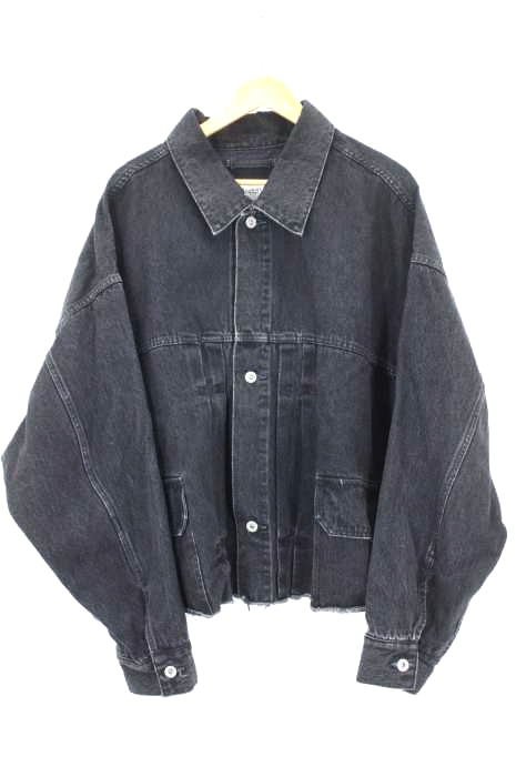 doublet(ダブレット) CUT OF F SILK DENIM BLOUSON メンズ アウター