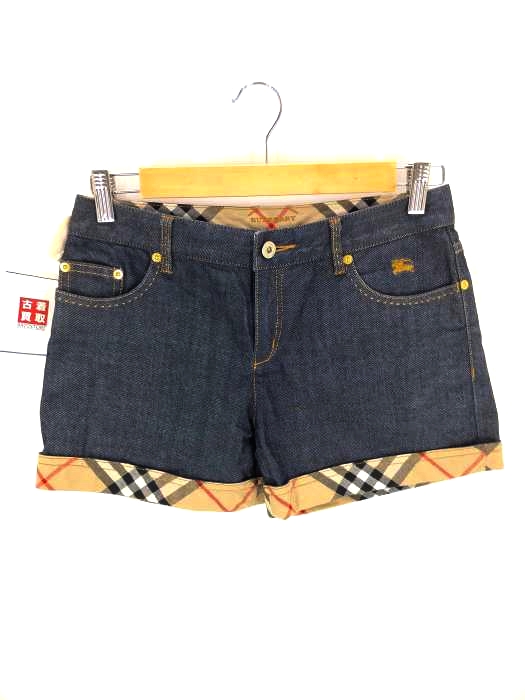 BURBERRY BLUE LABEL（バーバリーブルーレーベル） ノバチェックデニムショートパンツ レディース パンツ