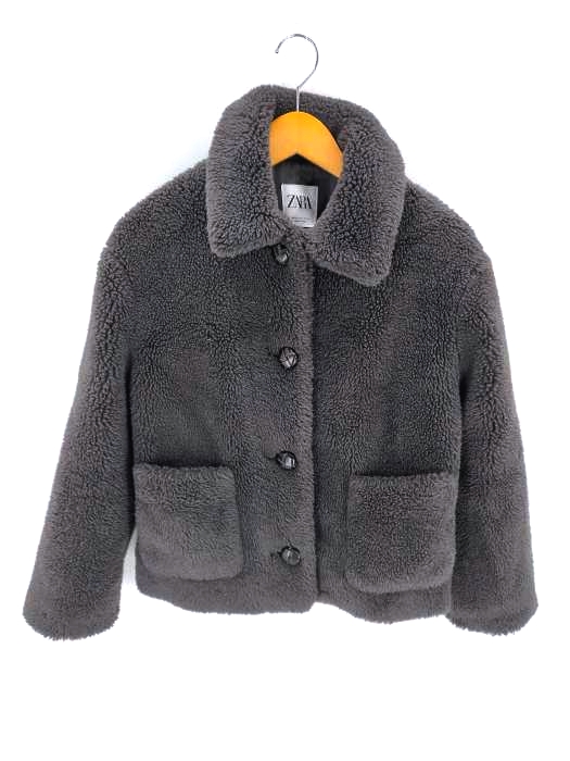 ZARA(ザラ) クルミボタンボアジャケット レディース アウター