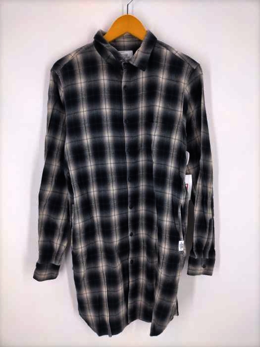 THE CRIMIE（クライミー） オンブレチェックロングシャツ メンズ トップス