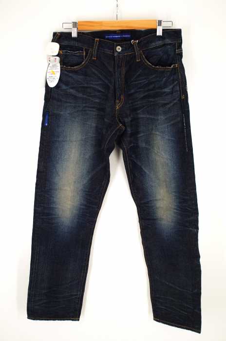 DENIM BY VANQUISH & FRAGMENT (デニムバイヴァンキッシュフラグメント) VFP1042 加工デニムパンツ メンズ パンツ