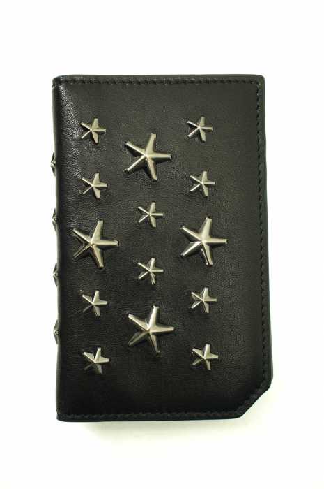 JIMMYCHOO （ジミーチュウ） COOPER スタースタッズパスケース　カードケース メンズ 財布・ケース