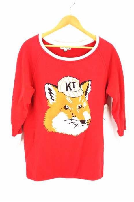 Kitsune' Tee（キツネティー） フォックスプリントスウェットトレーナー レディース トップス