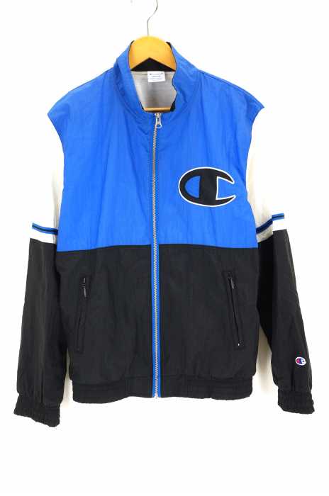 Champion （チャンピオン） デカロゴ ナイロンジップブルゾン メンズ アウター