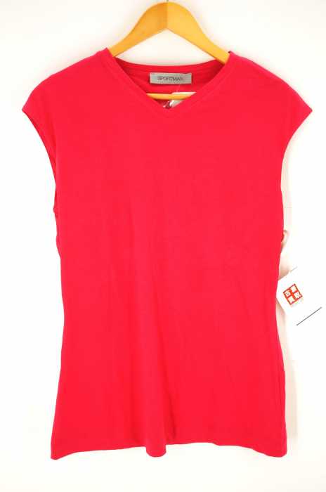 SPORTMAX（スポーツマックス） Vネックノースリーブカットソー レディース トップス