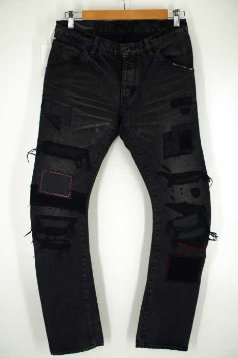 ATTACHMENT （アタッチメント） 12AW リメイクスリムストレートデニムパンツ メンズ パンツ