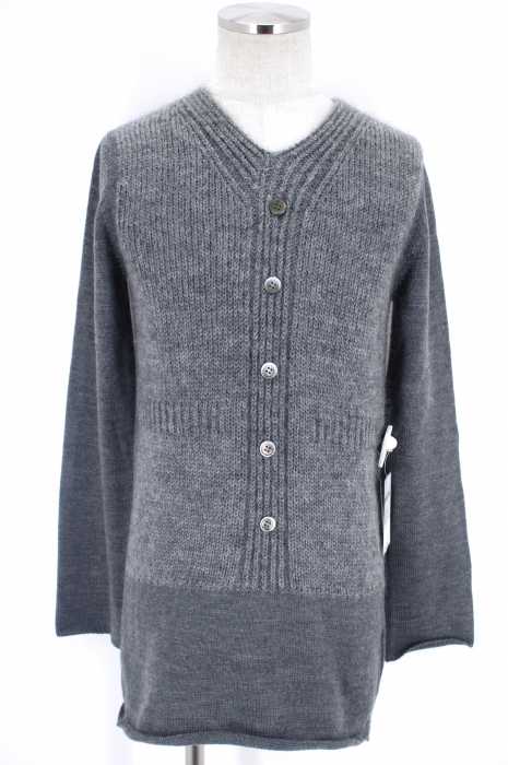 COMME des GARCONS HOMME PLUS （コムデギャルソンオムプリュス） AD2009 ウール編みボタン付きセーター メンズ トップス