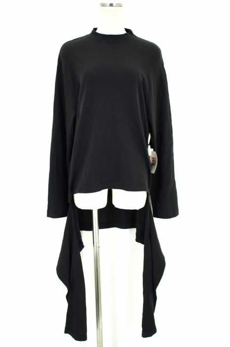 BALENCIAGA （バレンシアガ） 17SS カットテイルドレープ ロングスリーブ セーター レディース トップス