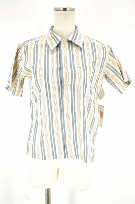 RALPH LAUREN （ラルフローレン） ストライプ半袖シャツ レディース トップス
