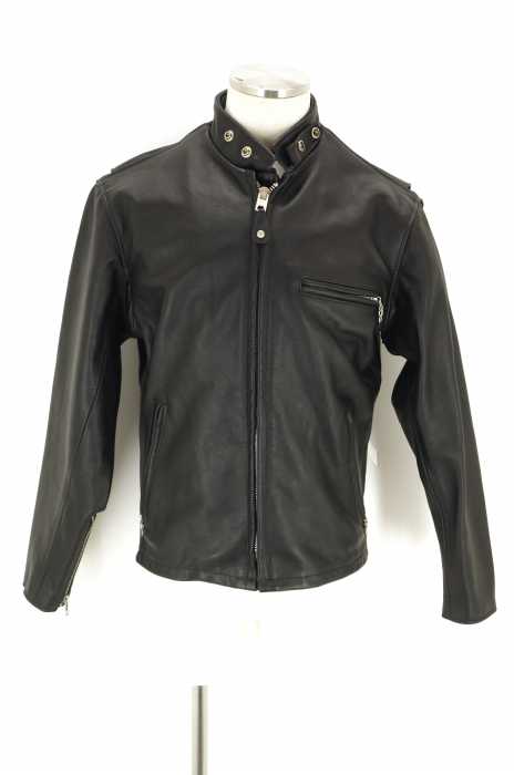 Schott (ショット) シングルレザーライダースジャケット メンズ アウター