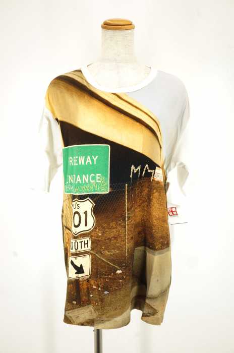 MM6 （エムエムシックス） Printed Light Jersey  転写プリントカットソー レディース トップス