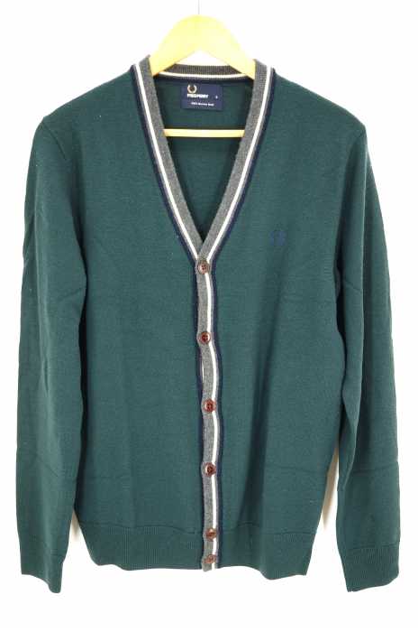 FRED PERRY（フレッドペリー） ボールド ティップド カーディガン
