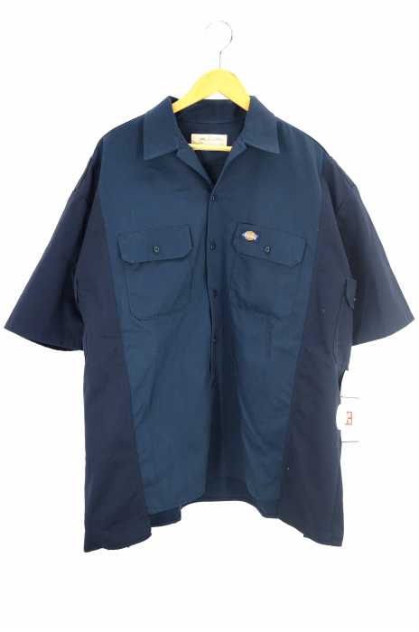 77circa × Dickies（ナナナナサーカ ディッキーズ） WORK SHIRTS  リメイクワークシャツ メンズ トップス