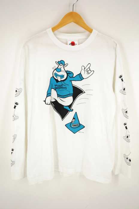 PUNK DRUNKERS（パンクドランカーズ） トリックロンTEE ロゴプリントカットソー メンズ トップス