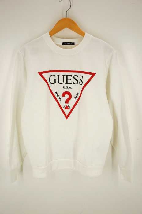 GUESS（ゲス） ロゴプリントスウェットトップス メンズ トップス