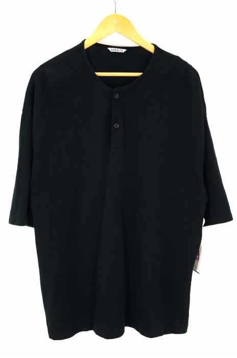 AURALEE （オーラリー） ヘンリーネックTシャツ メンズ トップス