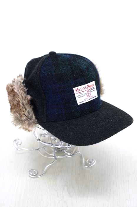 Harris Tweed（ハリスツイード） イヤーフラップキャップ メンズ 帽子