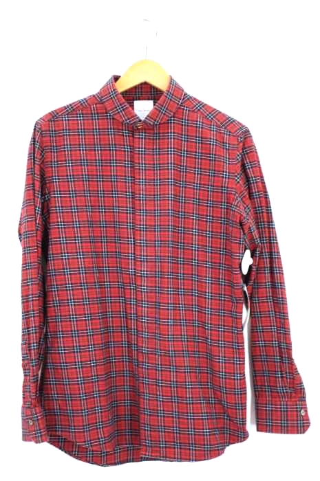 Paul Smith（ポールスミス） 比翼コットンチェックシャツ メンズ トップス