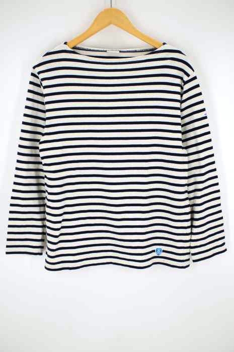 Orcival オーチバル ボーダーバスクシャツ メンズ トップス ブランド古着買取販売バズストア