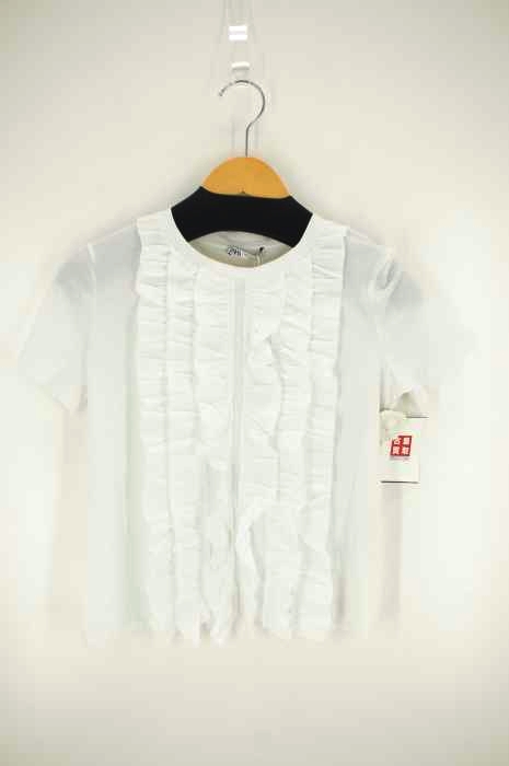 ZARA（ザラ） フリルTシャツ レディース トップス