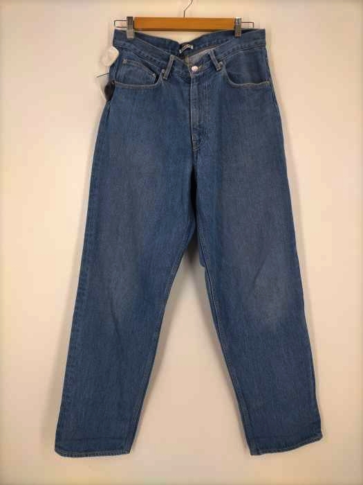 AURALEE(オーラリー) 19SS WASHED HARD TWIST DENIM WIDE PT メンズ パンツ