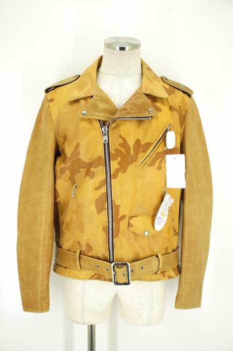 ジャケット・アウター Schot 611UST ONE STAR CAMO Schott （ショット） 611UST ONE STAR カモフラライダース