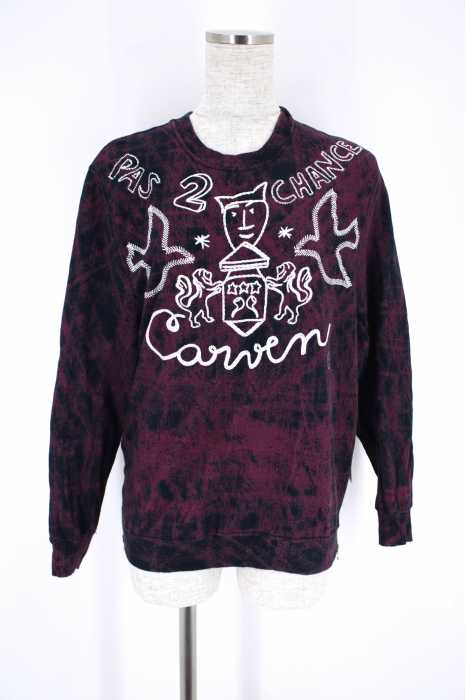 CARVEN （カルヴェン） プリント＆刺繍入りスウェット レディース トップス